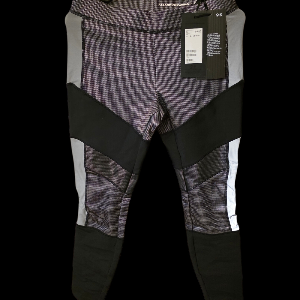 Black and Gray Athletic Leggings by Alexander Wang..NWT
